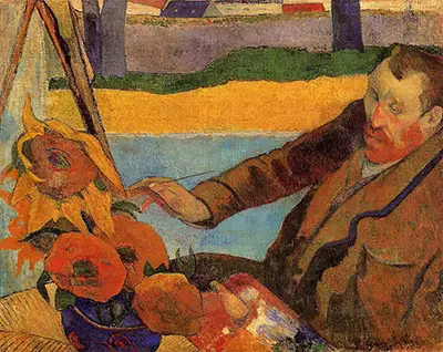 Van Gogh Painting Sunflowers Paul Gauguin